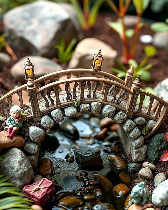 40 Cozy Large Fairy Garden Ideas Worth Pinning 19 A Fairy Garden With a Mini Vegetable Patch