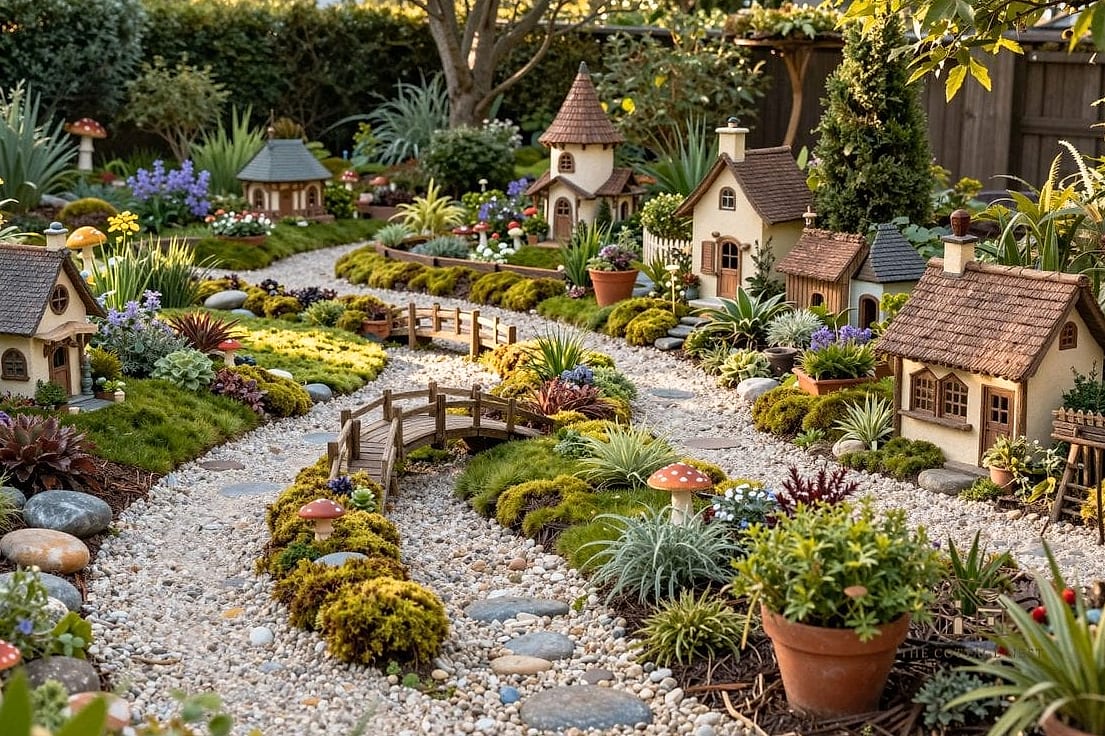 40 Cozy Large Fairy Garden Ideas Worth Pinning 27 A Fairy Garden With Layered Terracing