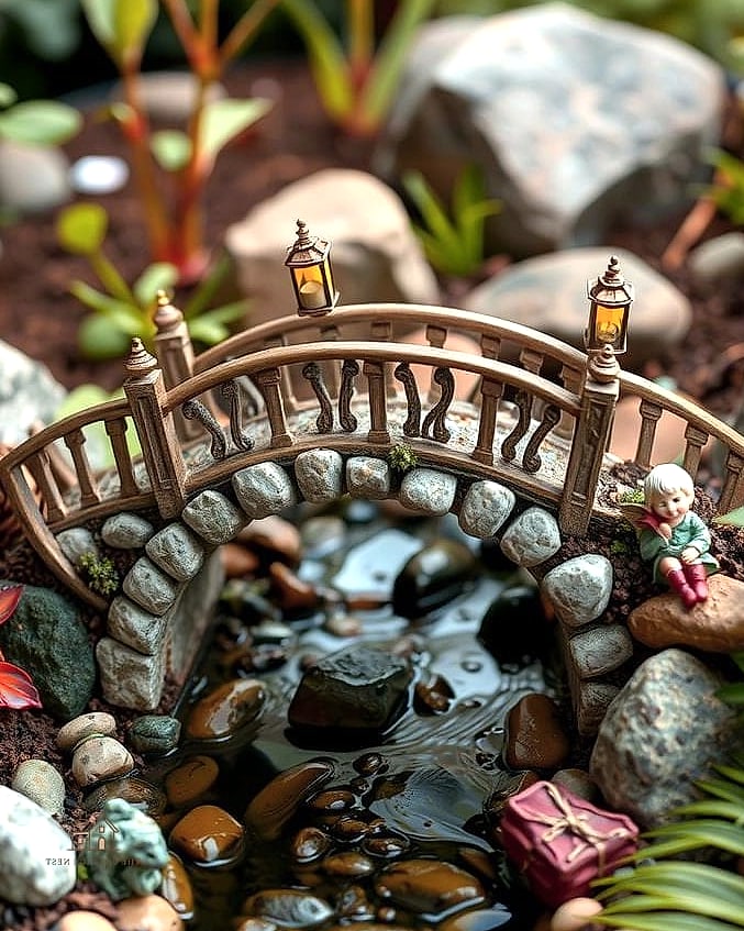 40 Cozy Large Fairy Garden Ideas Worth Pinning 31 A Fairy Garden With a Mini Greenhouse