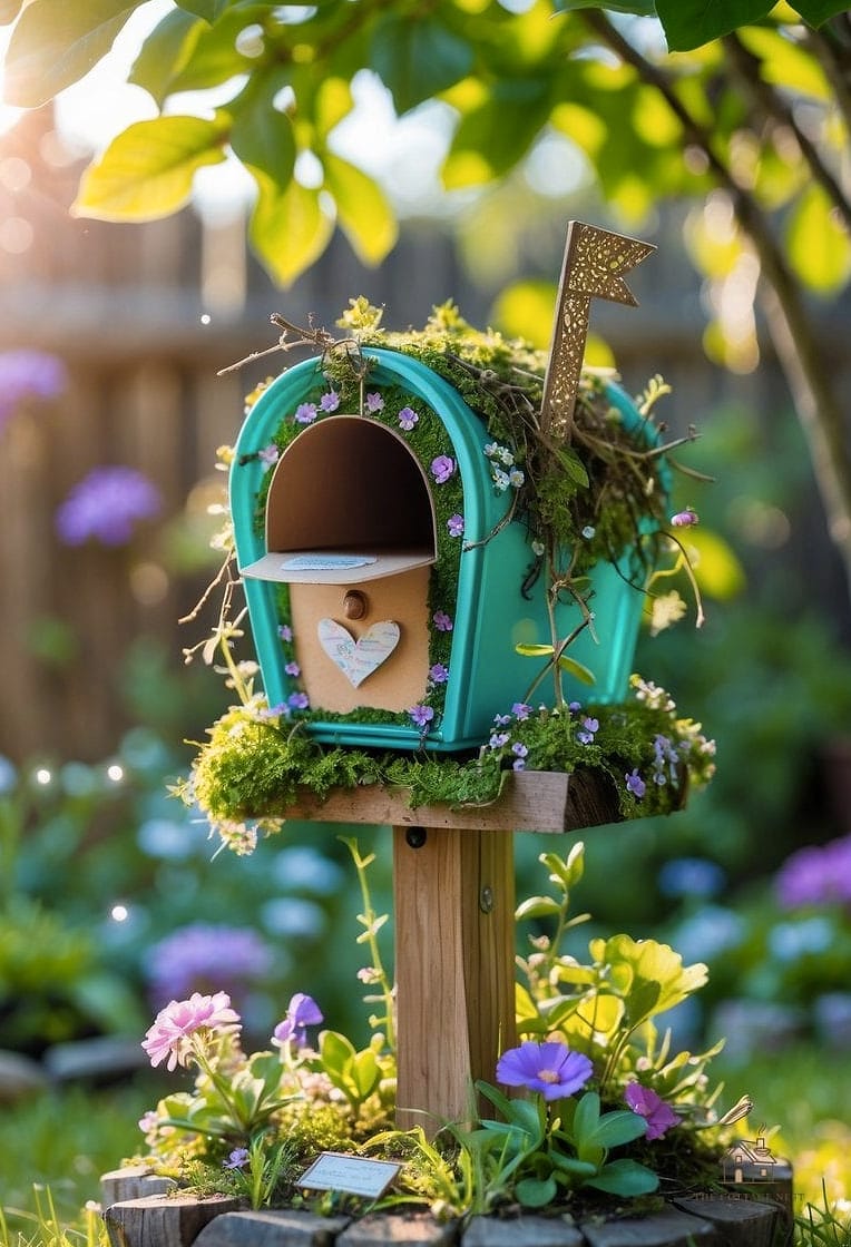 Fairy Garden Mailbox Bed