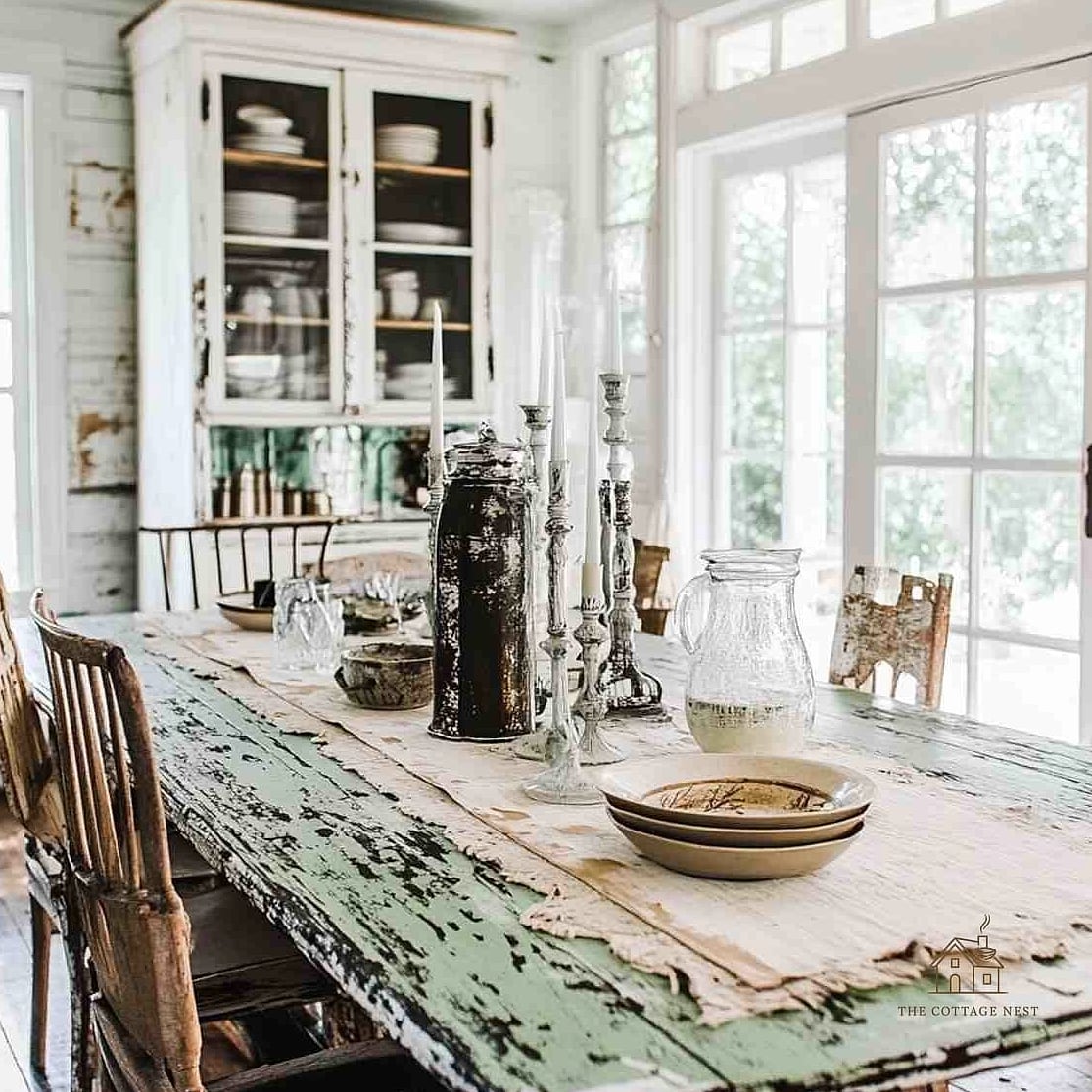25 Chic Farmhouse Dining Room Table Ideas for a Beautiful Home 19 Farmhouse Table Painted Black