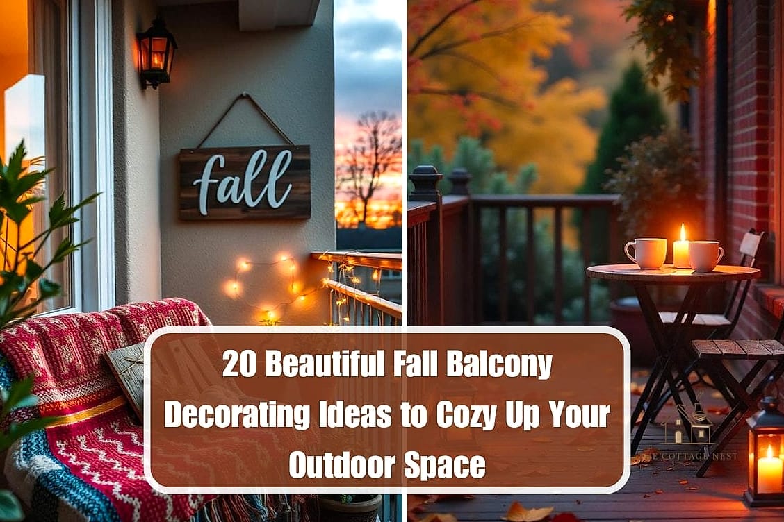 30 Cozy Fall Balcony Decor Apartment Worth Pinning 8 A Faux Fur or Sherpa Seat Cushion