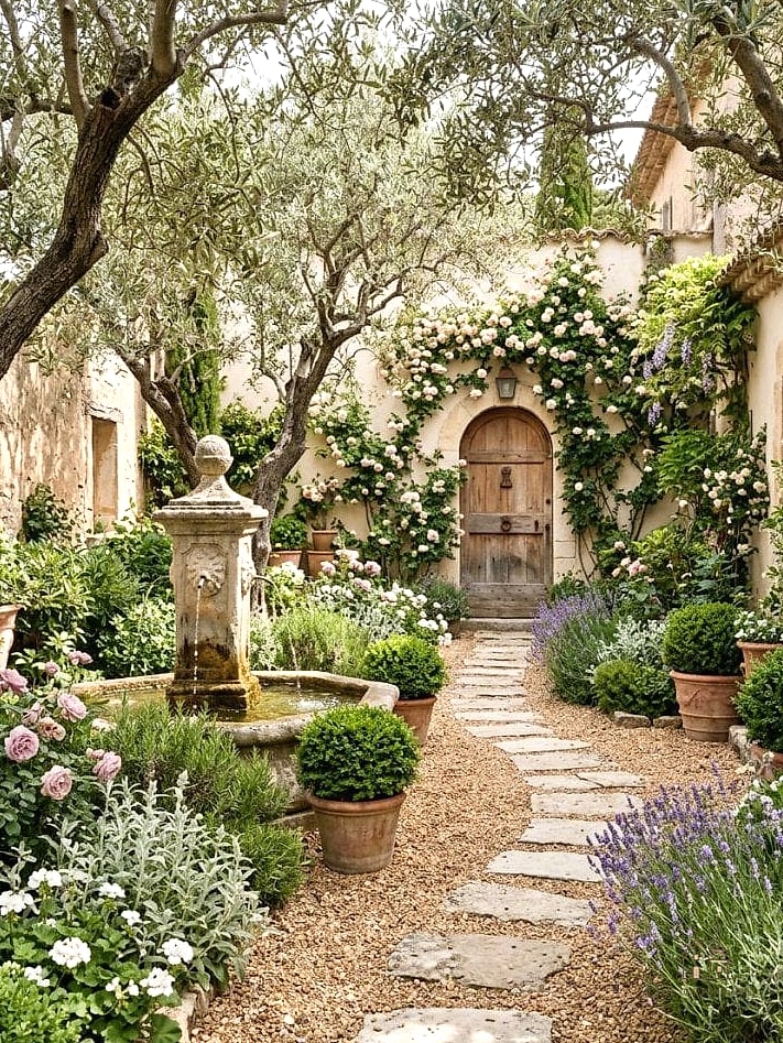 A Faux Stone Wall Treatment