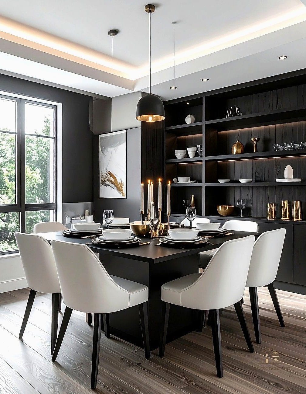 50 Amazing Dining Room Built In Ideas on a Budget 30 Floating Corner Shelves
