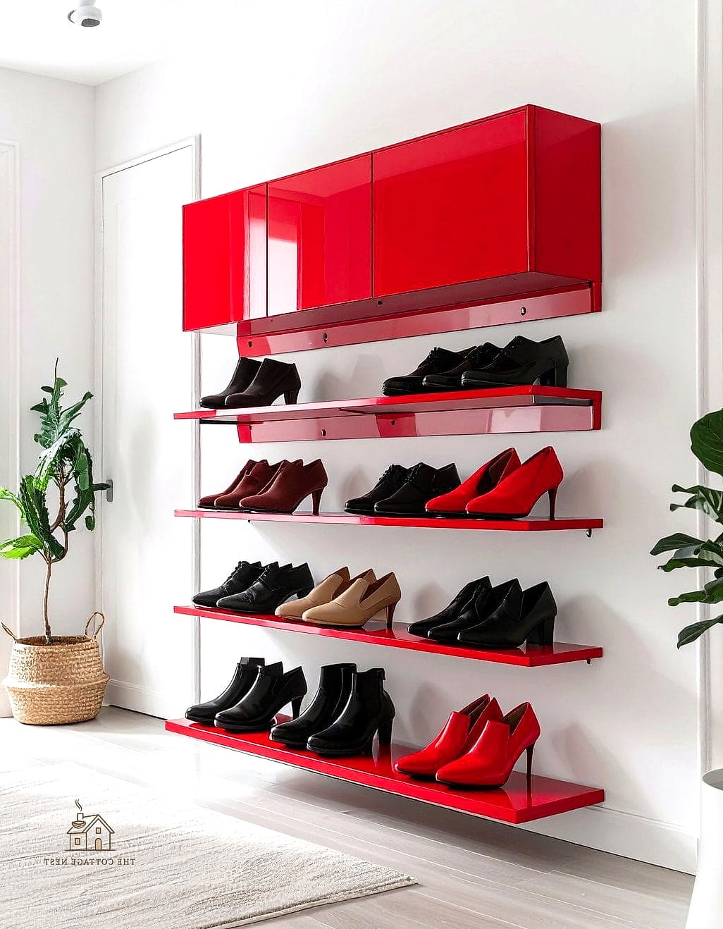 Floating Cube Shelves