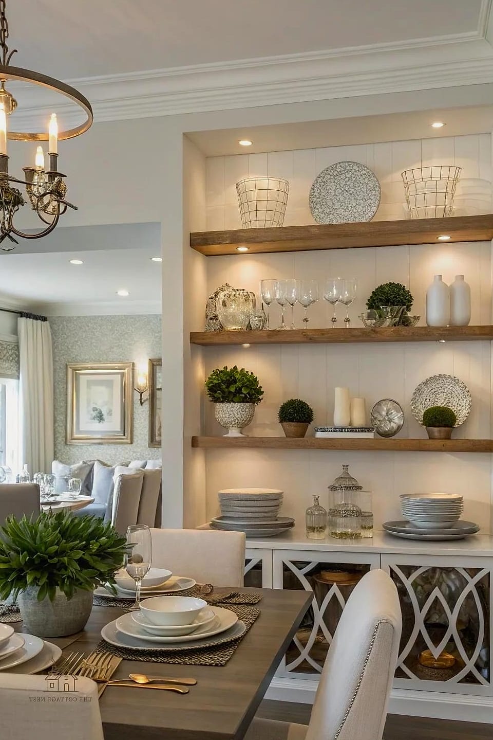 15 Stunning Dining Room Wall Decor Ideas You'll Absolutely Love 5 Floating Shelves Styled with Decor