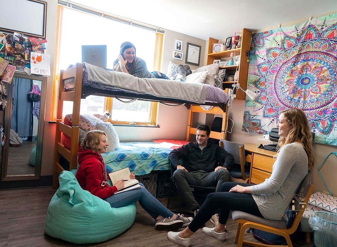 50 Amazing College Dorm Room Ideas on a Budget 35 Foam Puzzle Mat Flooring