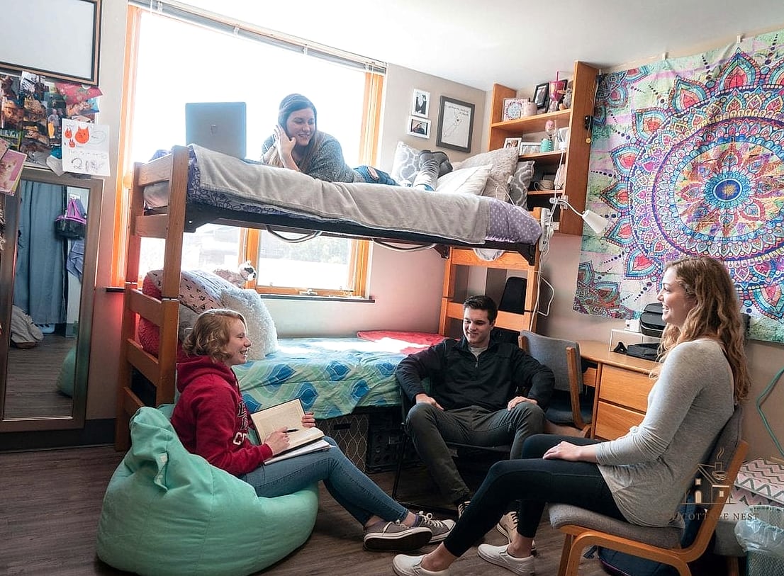 50 Amazing College Dorm Room Ideas For Guys on a Budget 24 Foam Puzzle Mat Flooring