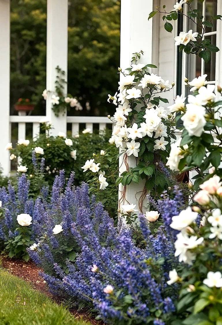 45 Gorgeous Front Yard Garden Ideas That Are Totally Doable 23 A Fragrant Garden Near Windows