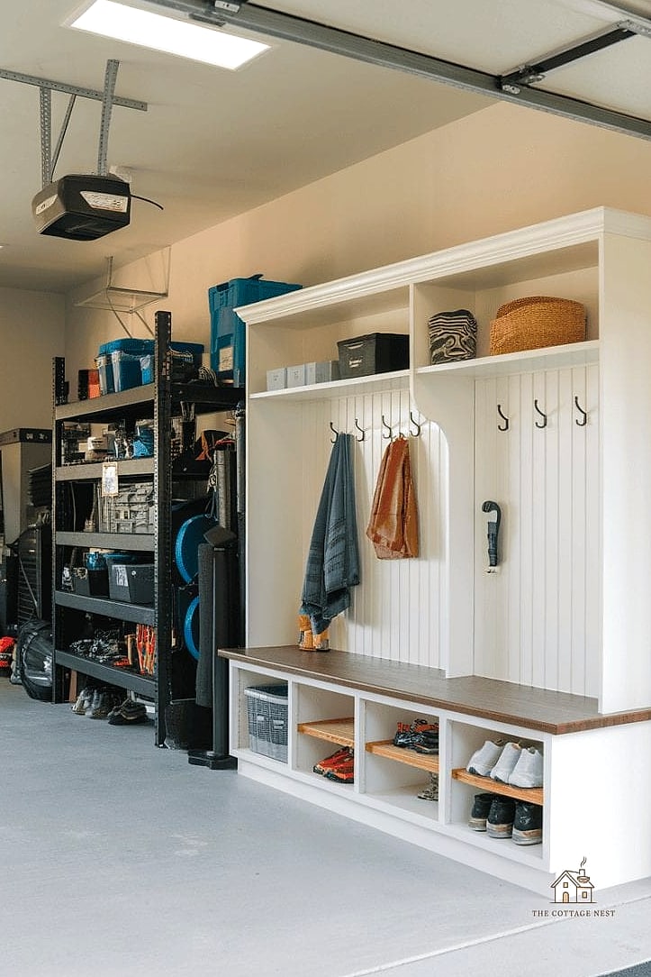 45 Stunning Garage Entryway Ideas You'll Absolutely Love 45 Full Mudroom Cabinetry Wall