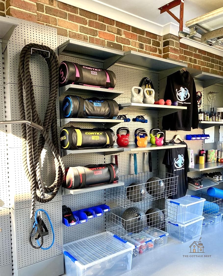 45 Stunning Garage Organization Ideas You'll Absolutely Love 40 Garage Gym Storage Zone