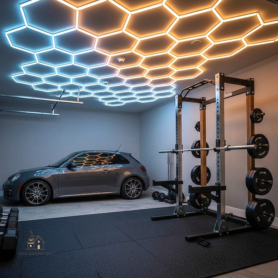 45 Stunning Garage Lighting Ideas You'll Absolutely Love 30 Garage Gym Lighting Setup