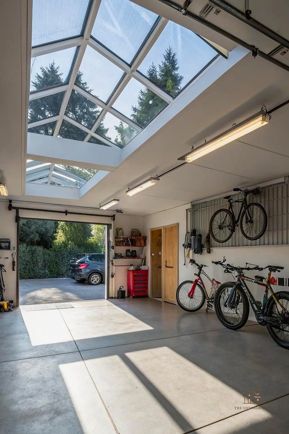 35 Stunning Detached Garage Ideas You'll Absolutely Love 23 Garage with Skylights