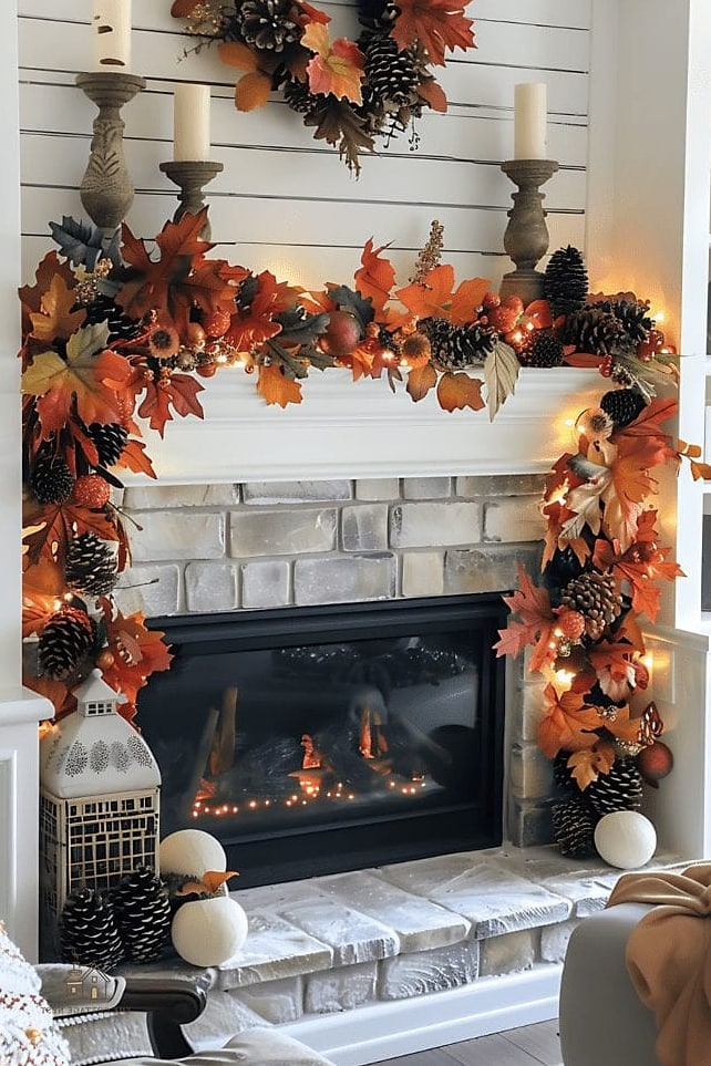 Garland Along the Mantle Edge Only