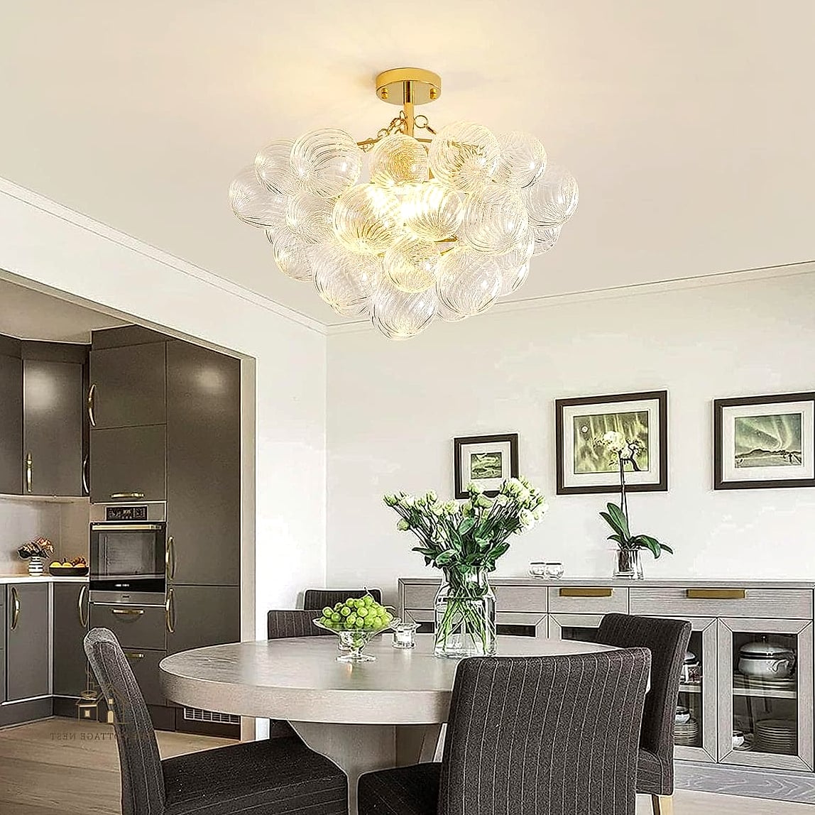 25 Creative Dining Room Chandelier Ideas That Will Inspire You 9 Glass Globe Chandelier