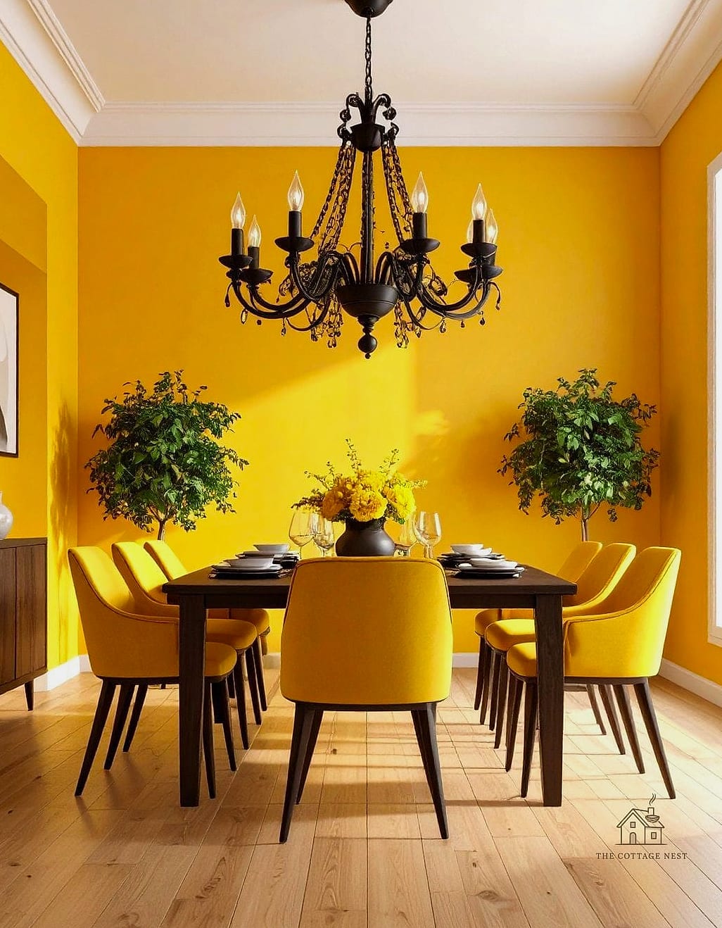 45 Gorgeous Dining Room Paint Color Ideas That Are Totally Doable 44 Golden Ochre