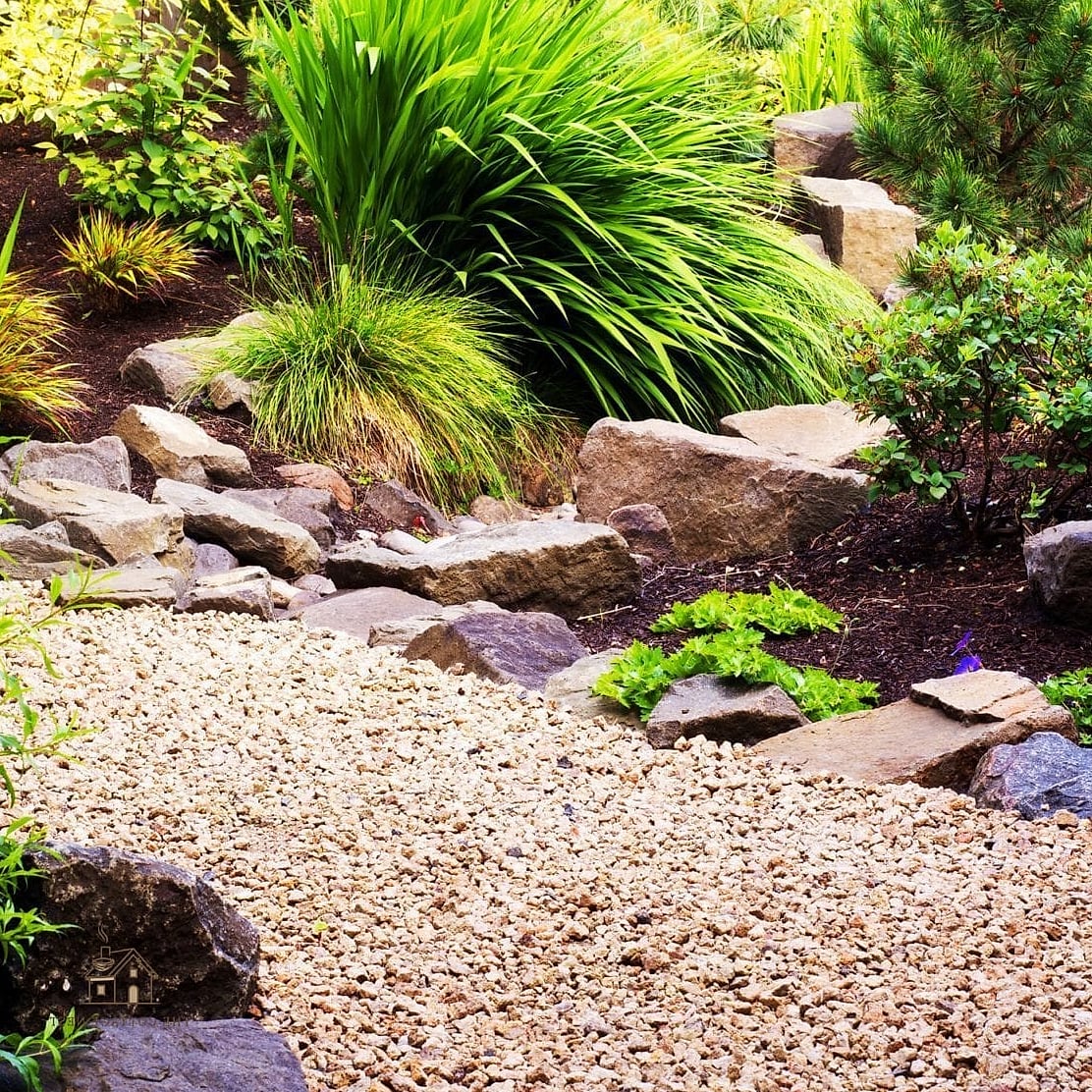Gravel Path Rock Garden