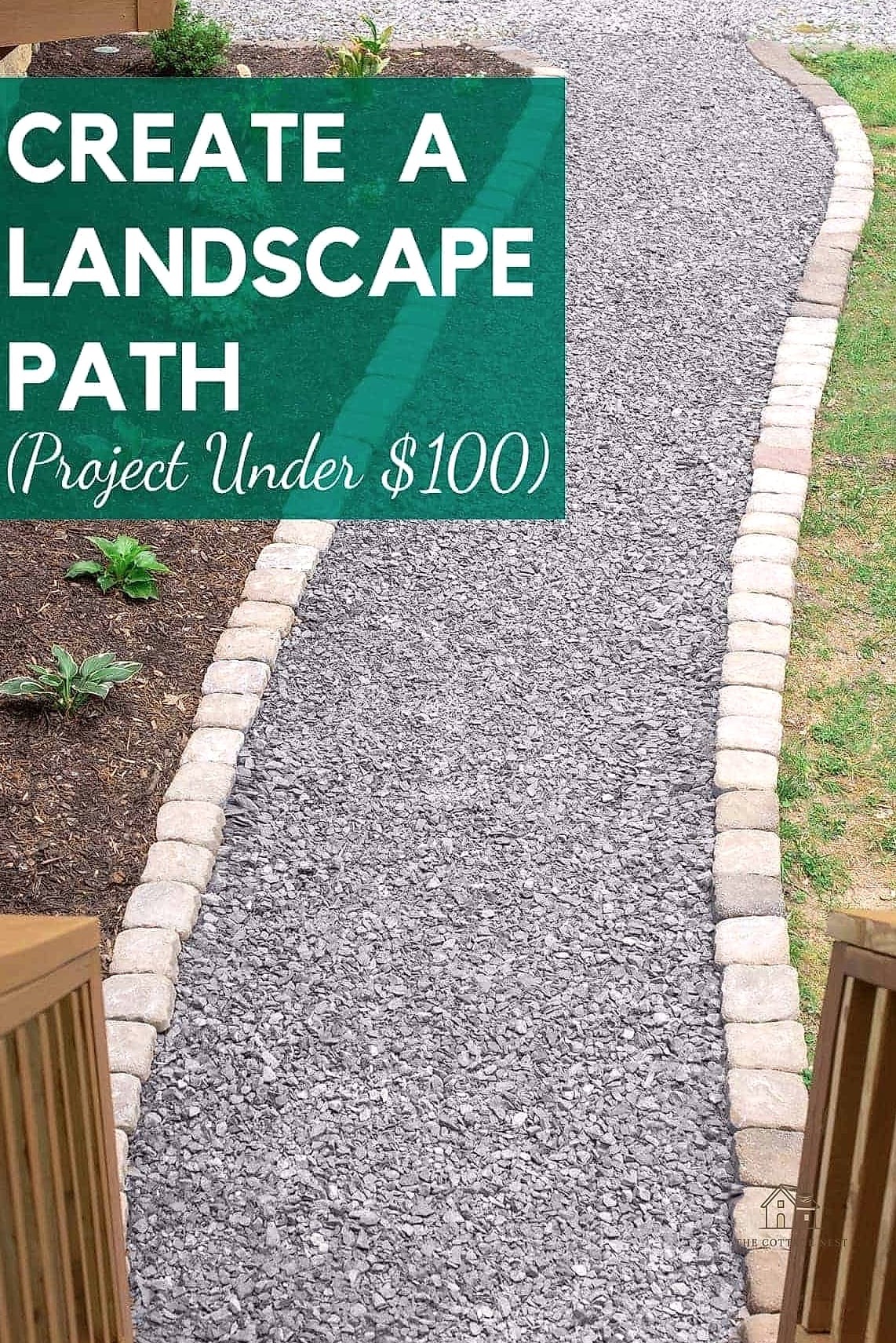25 Simple Cheap Walkway Ideas Diy That Are Totally Doable 22 Gravel Path with Solar Lights