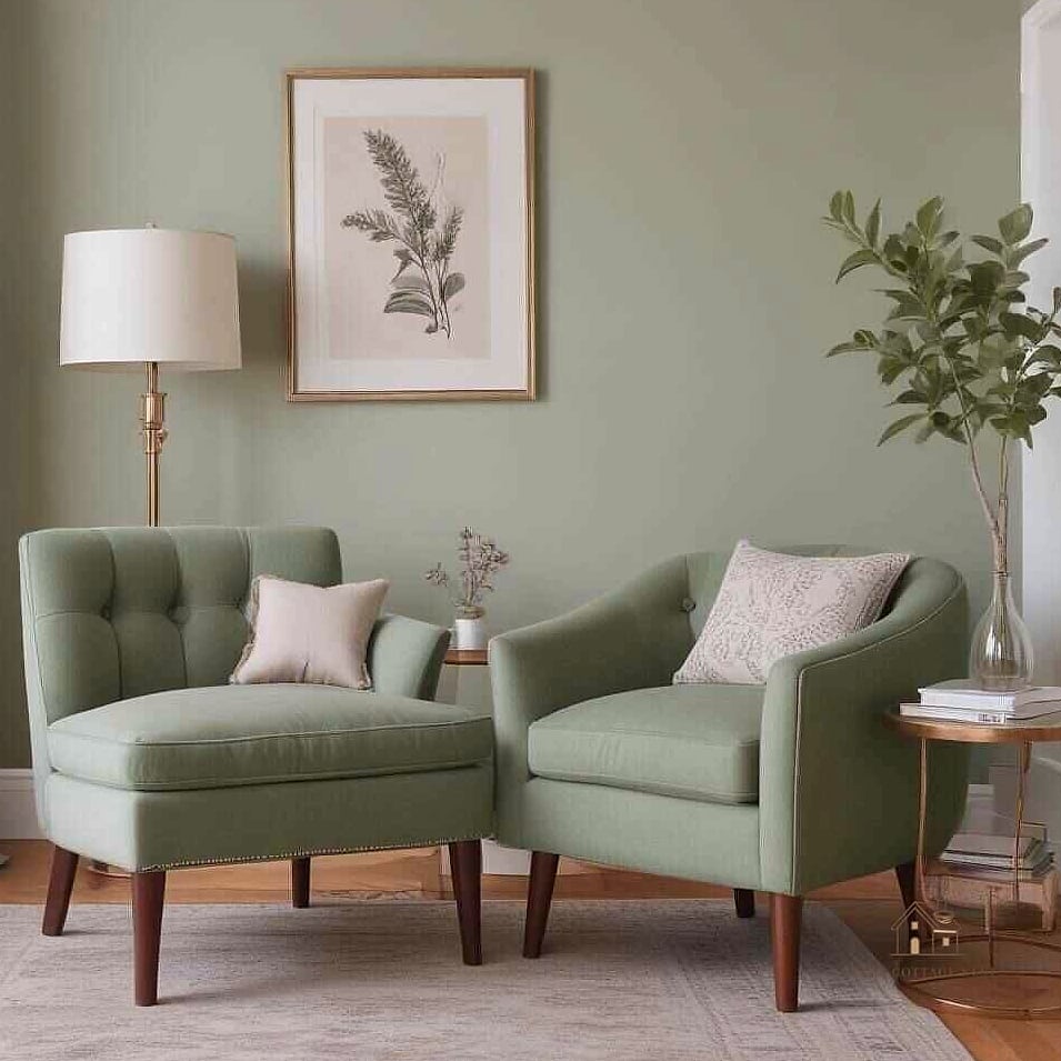 40 Dreamy Green Dorm Room Ideas to Try This Season 40 Green Accent Chair for a Reading Nook