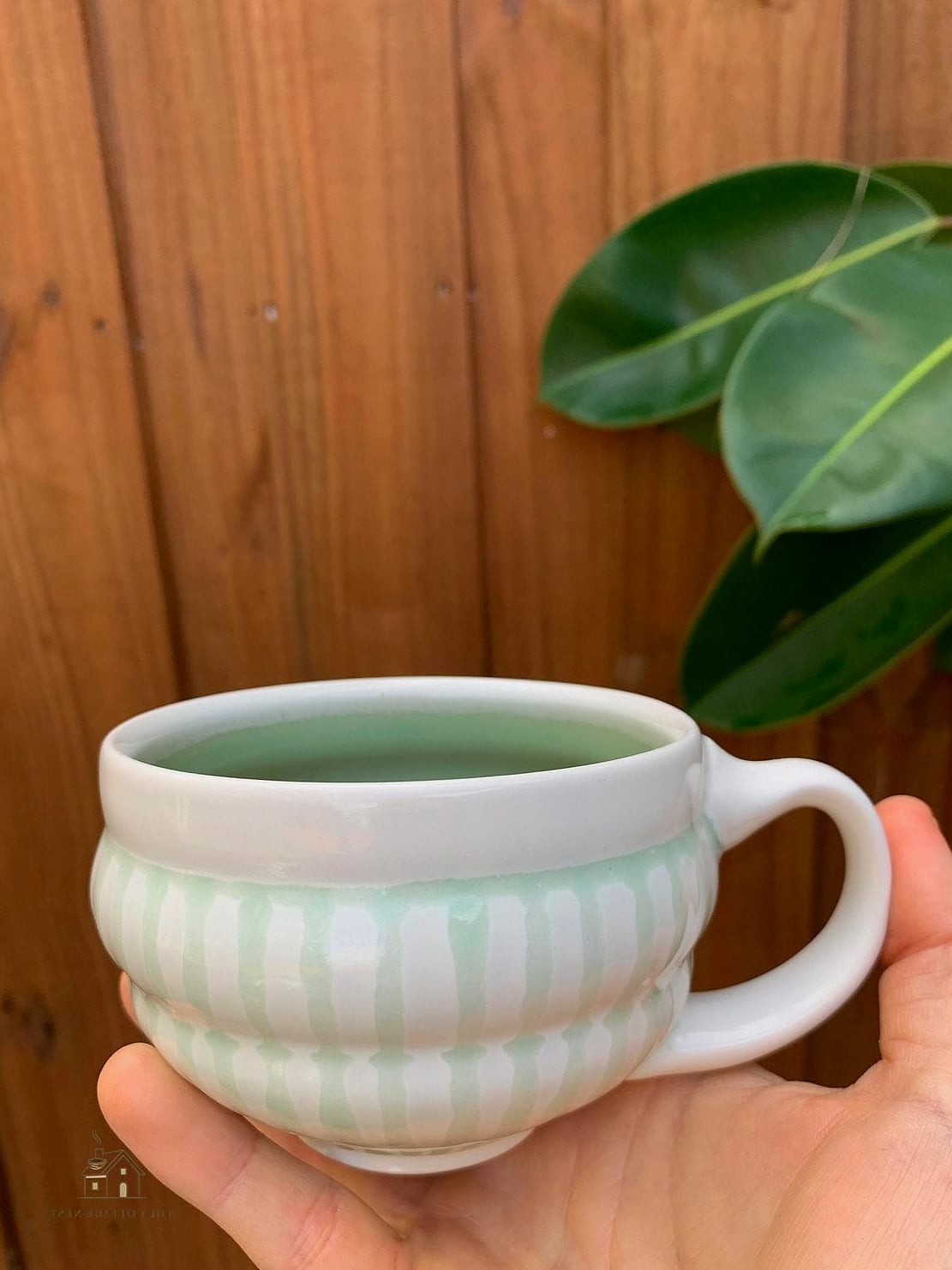 40 Dreamy Green Dorm Room Ideas to Try This Season 36 Green Ceramic Mug Display