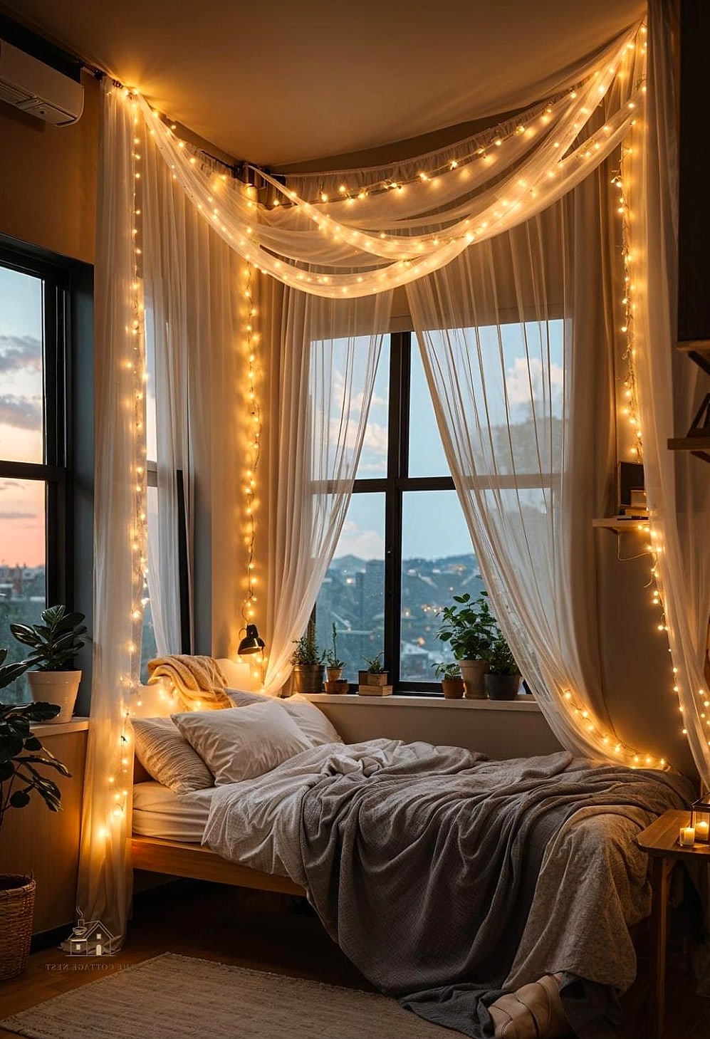 40 Dreamy Green Dorm Room Ideas to Try This Season 7 Green Command Hook Gallery Wall