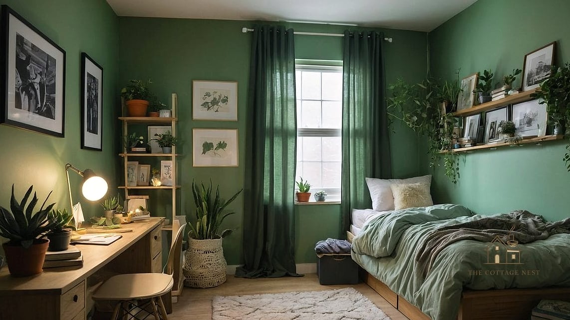 40 Dreamy Green Dorm Room Ideas to Try This Season 20 Green Desk Mat for Your Workspace