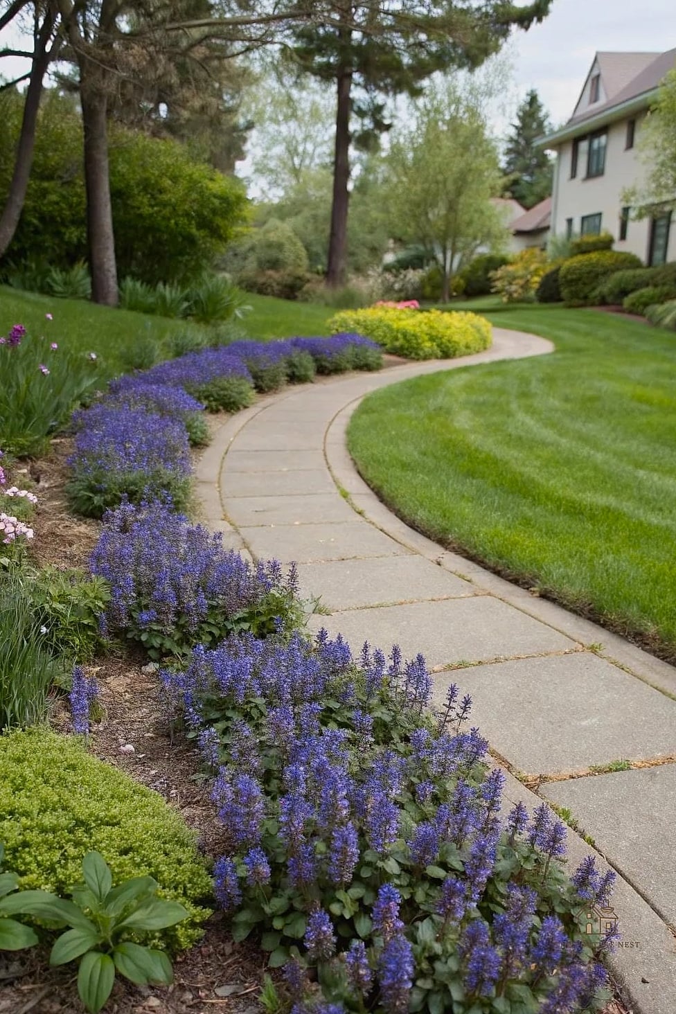 50 Beautiful Garden Border Ideas to Transform Your Space 47 Groundcover Border