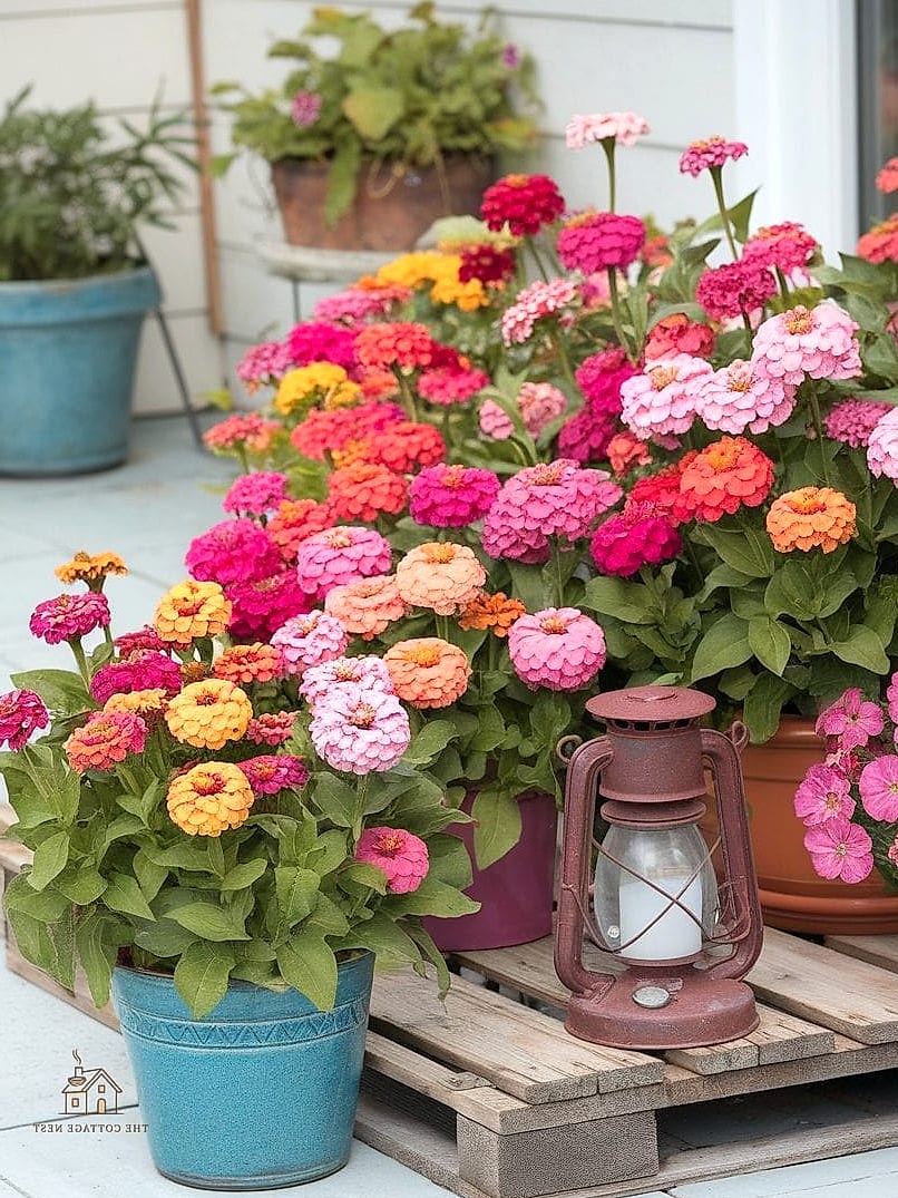 40 Amazing Zinnias Garden Ideas on a Budget 39 Grow a Themed Patriotic Bed for Summer Holidays