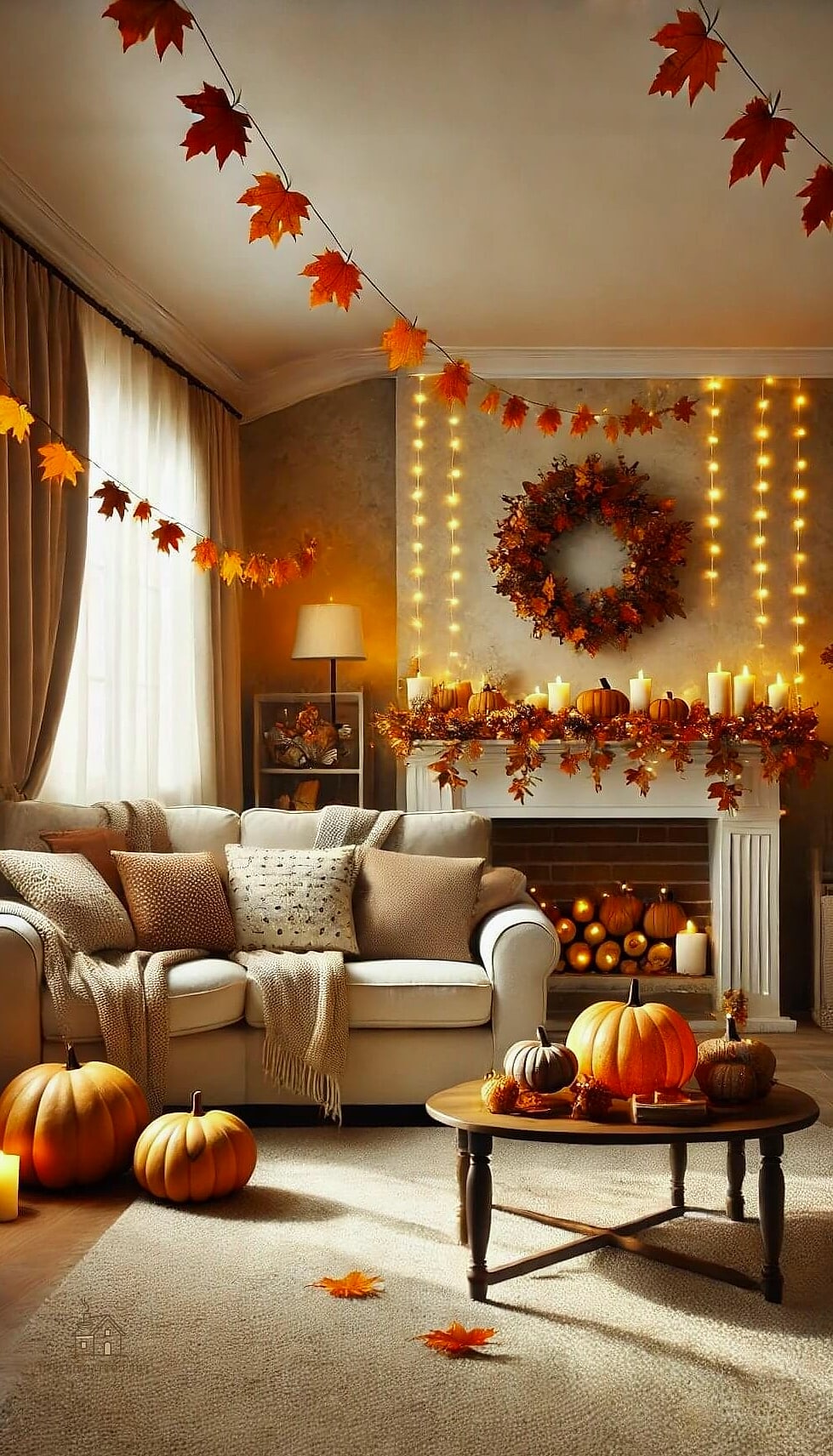 35 Creative Fall Living Room Decor That Will Inspire You 7 Hang a Gallery Wall with Botanical Prints