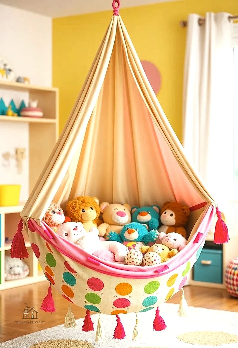 35 Chic Shoe Storage Ideas For Small Garages for a Beautiful Home 10 Hanging Shoe Hammock