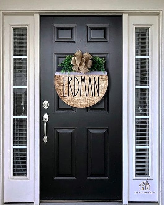 Hang a Personalized Welcome Sign