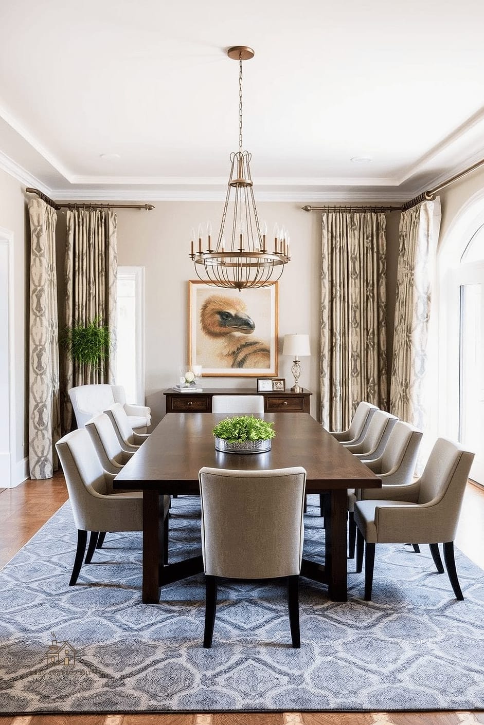 30 Amazing Dining Room Decor Ideas on a Budget 3 Hang a Statement Mirror