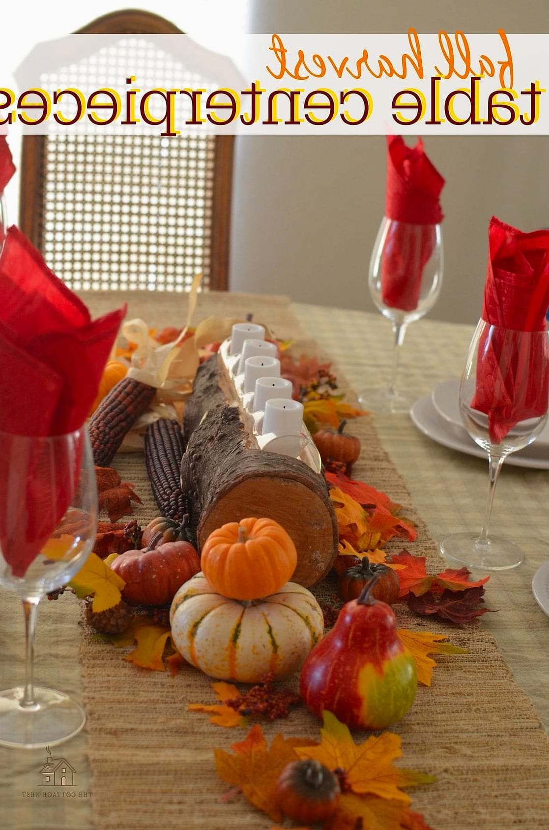 35 Beautiful Fall Table Centerpiece Ideas to Wow Your Guests 7 Harvest Vegetable Display