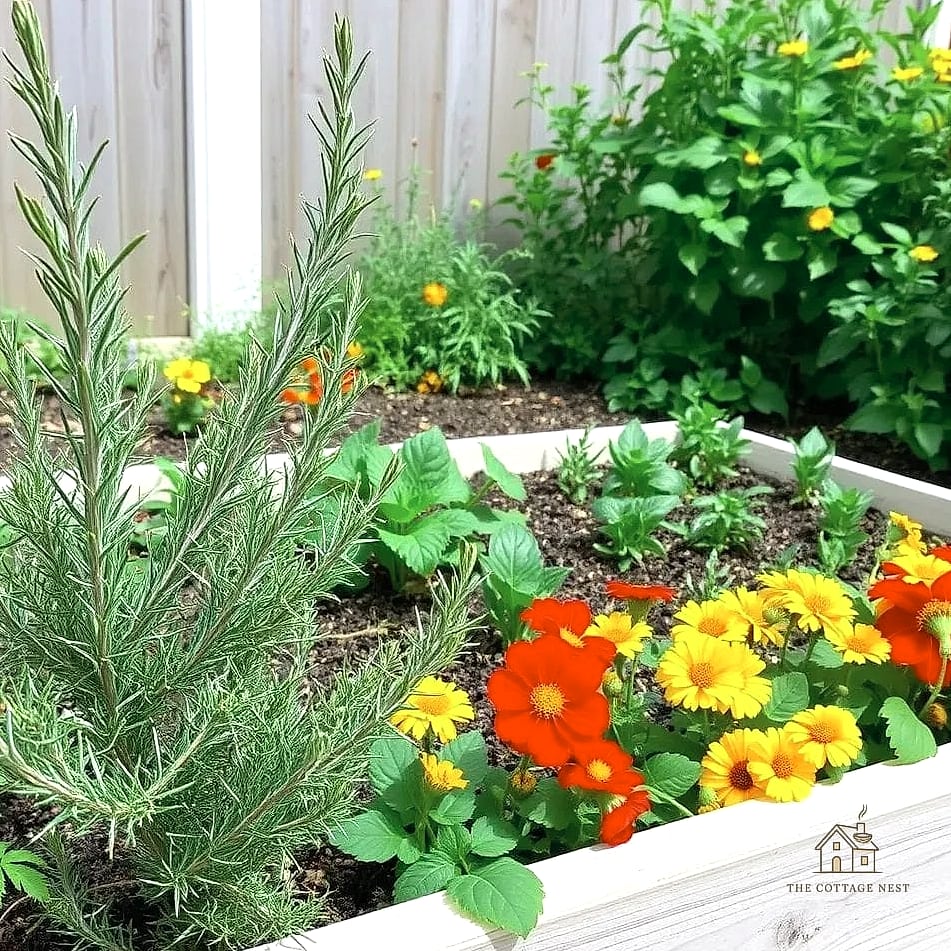 Herb and Flower Combo Bed