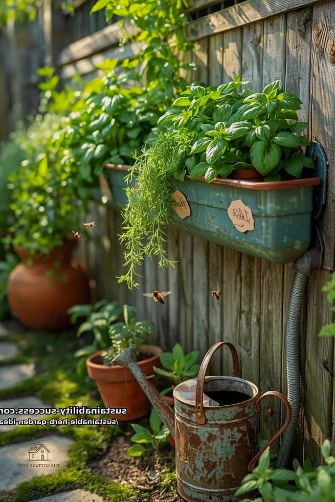45 Chic Herb Garden Ideas for a Beautiful Home 24 Herb Garden in Repurposed Rain Boots