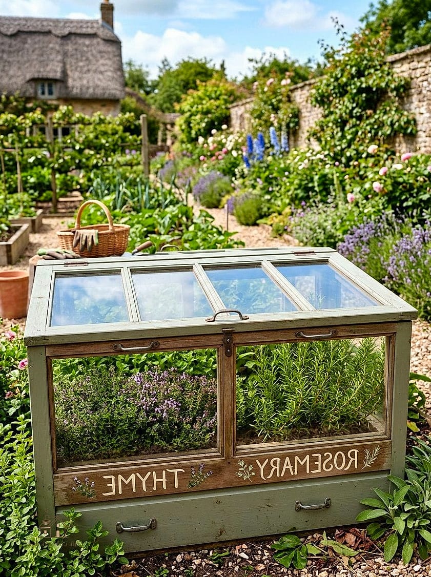 45 Chic Herb Garden Ideas for a Beautiful Home 48 Herb Garden Cold Frame Box