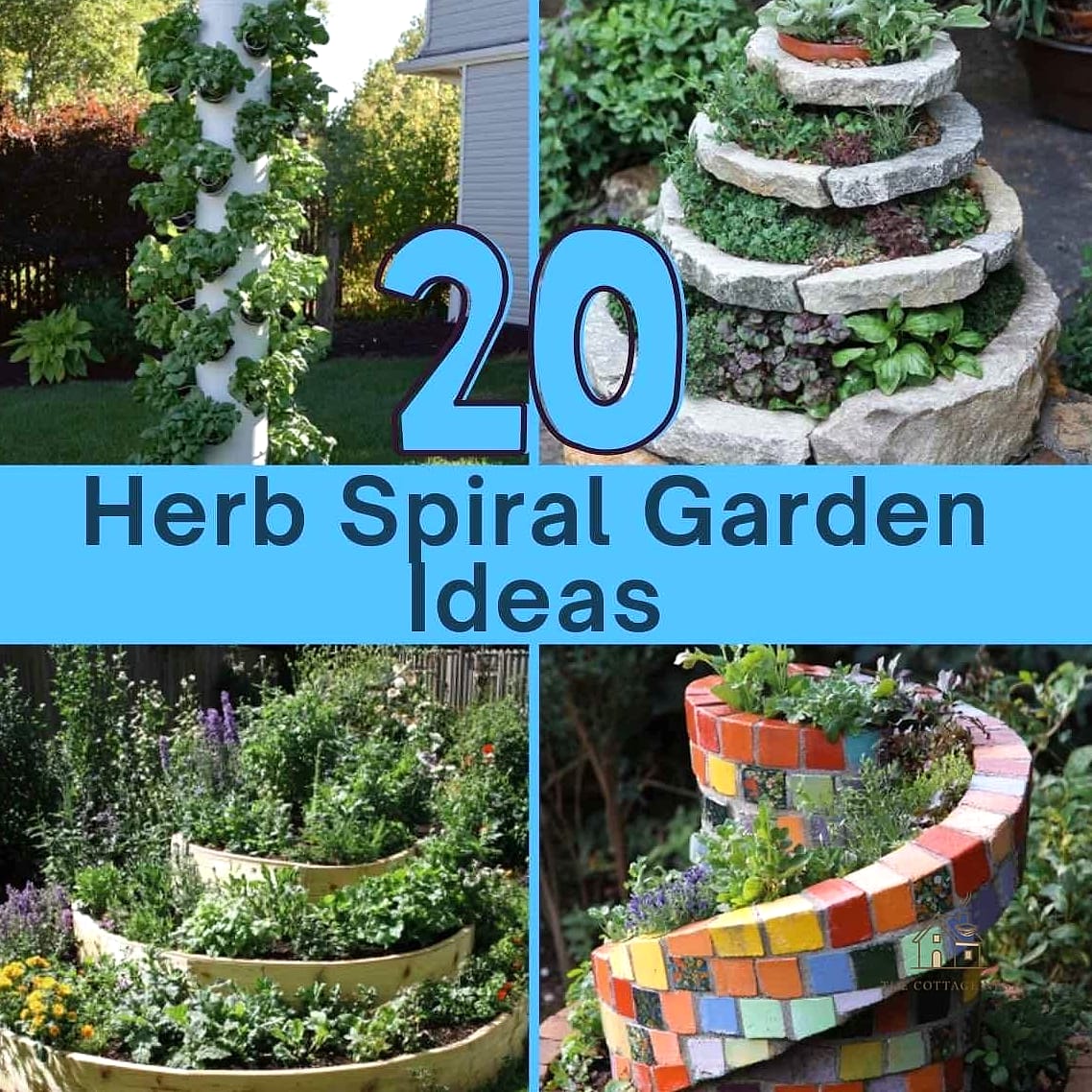 50 Clever Vegetable Garden Ideas for Every Style 9 Herb Spiral