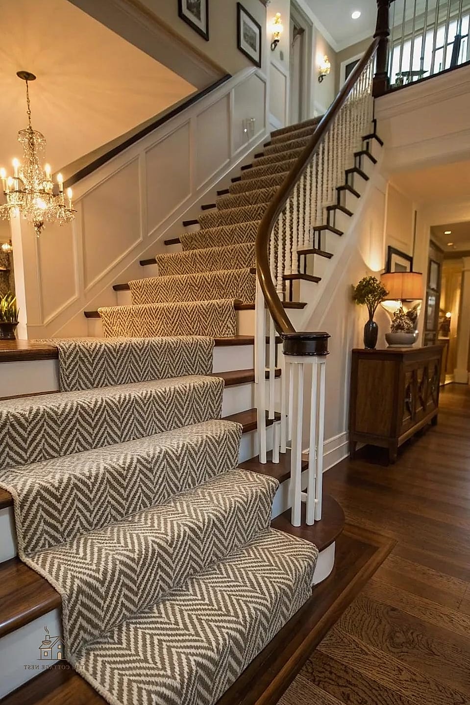 Herringbone Painted Pattern