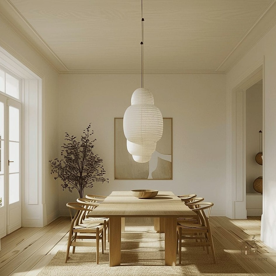 45 Gorgeous Japandi Dining Room Ideas That Are Totally Doable 45 Hidden Storage Bench