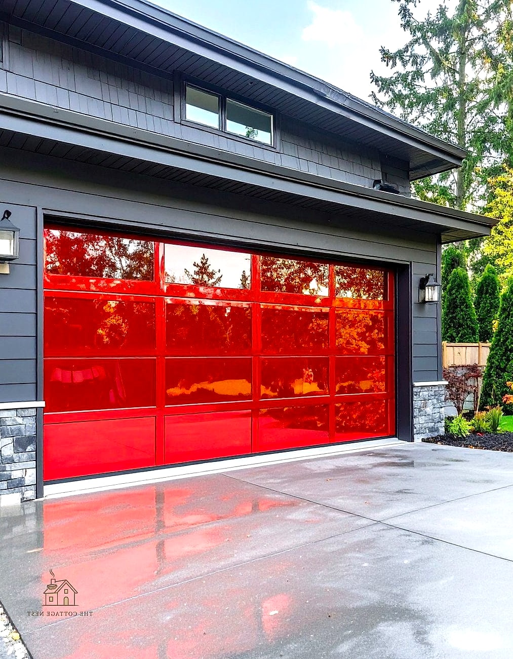 45 Chic Garage Painting Ideas for a Beautiful Home 17 High-Gloss White Ceiling
