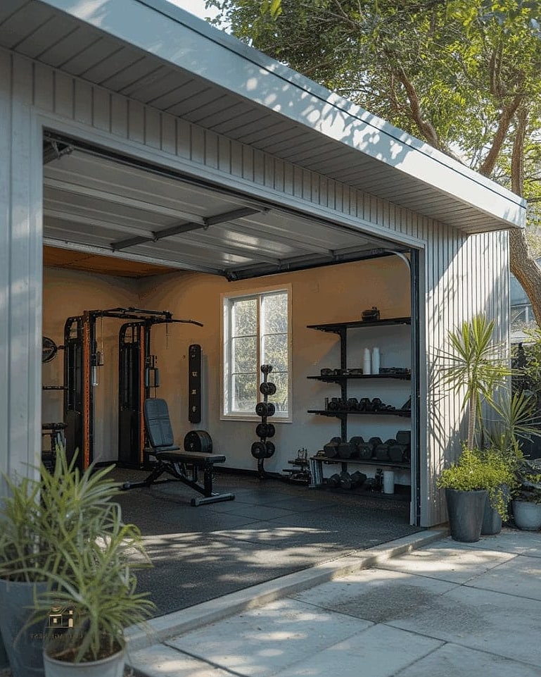 Home Gym with a Social Corner