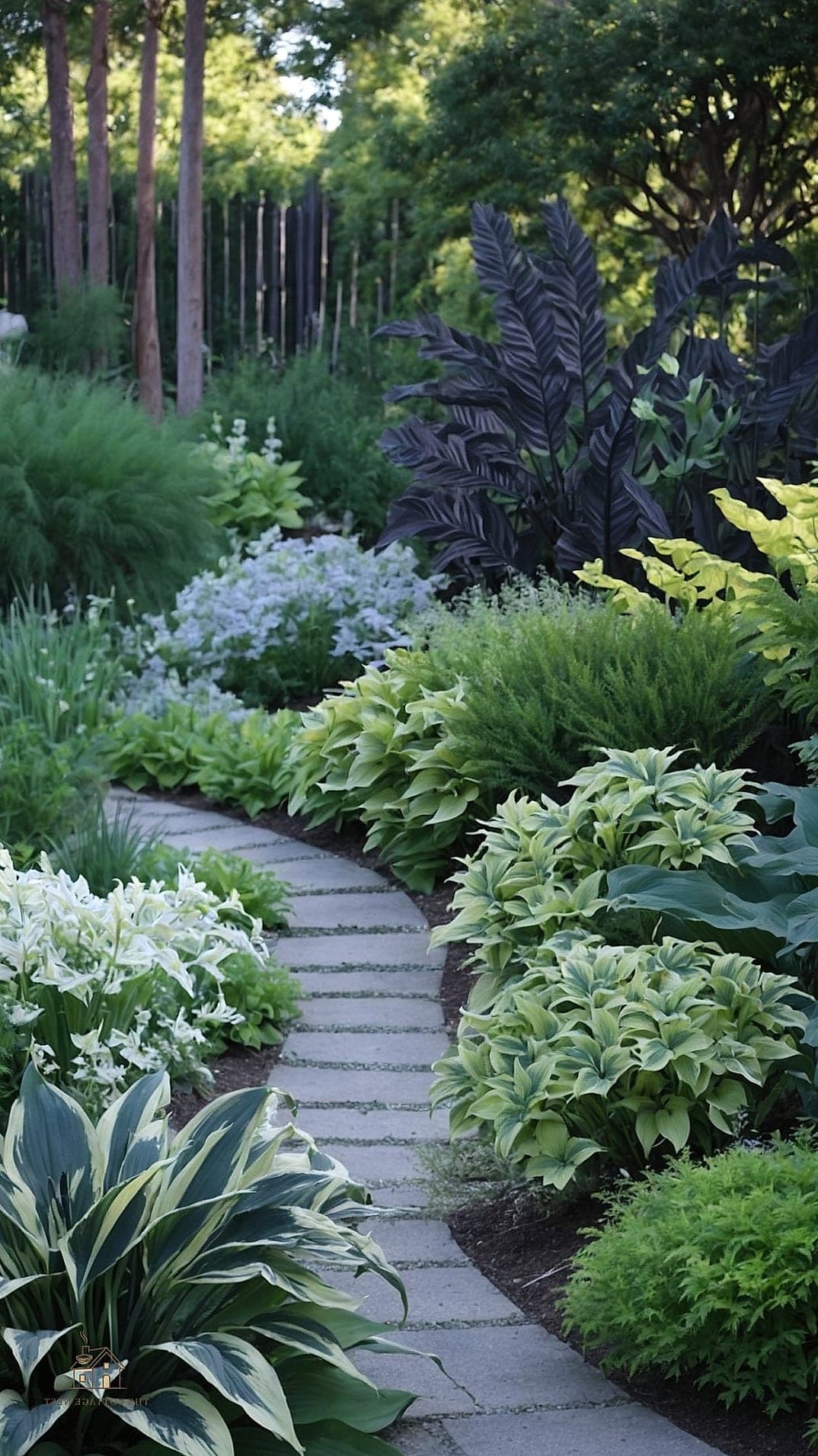 50 Beautiful Garden Border Ideas to Transform Your Space 17 Hosta Border