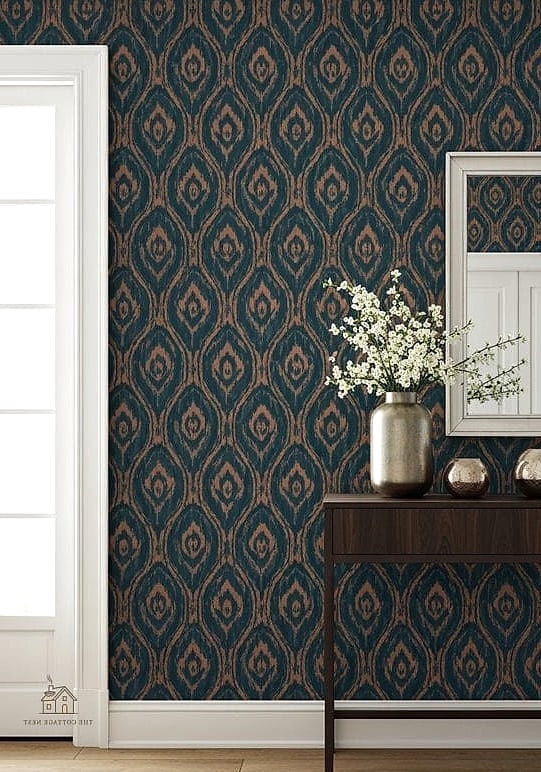35 Brilliant Small Entryway Rug Ideas to Copy Right Now 19 Ikat Print Rug