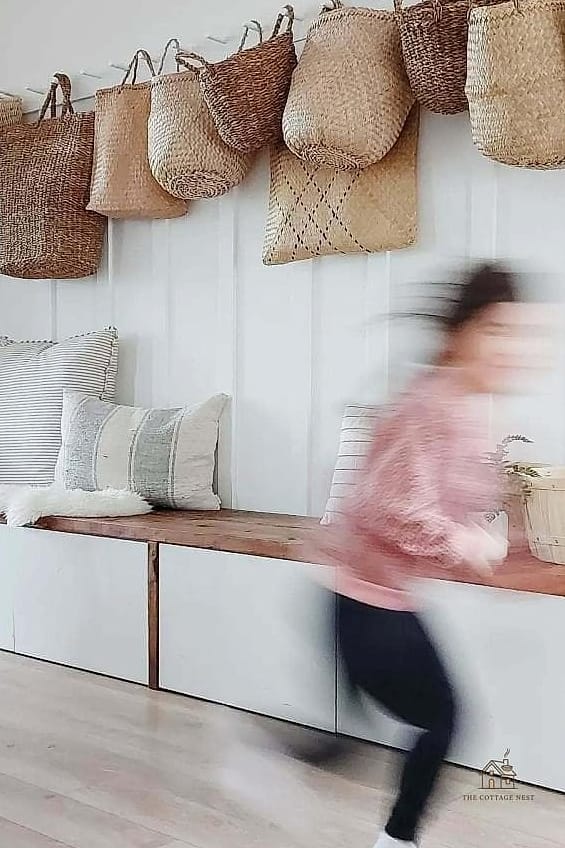 30 Amazing Entryway Bench Ideas on a Budget 3 IKEA Hack Storage Bench