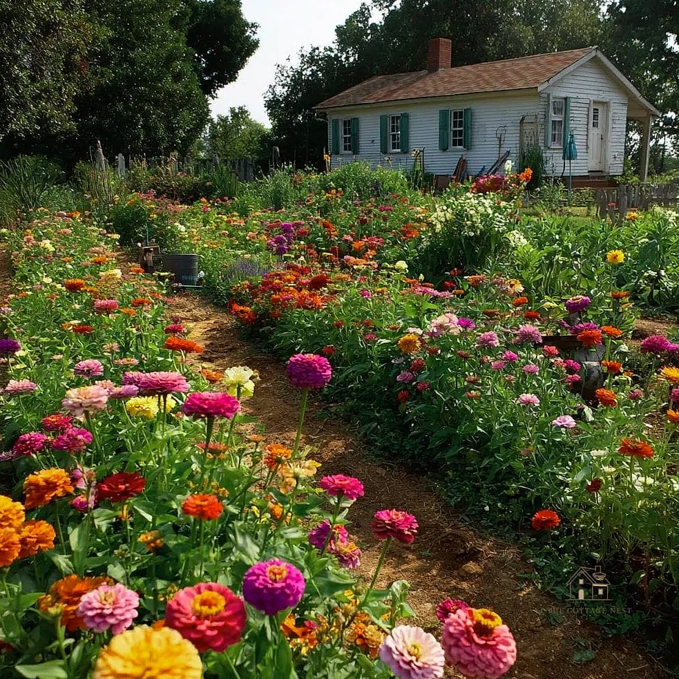 35 Brilliant Cottage Garden Ideas to Copy Right Now 10 Include a Cutting Garden Section