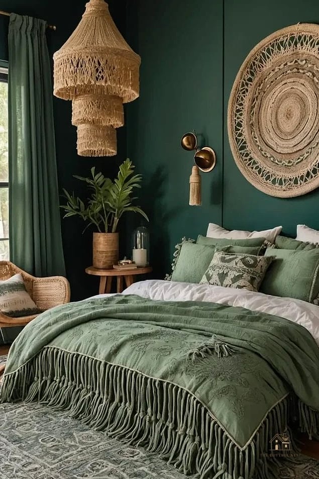 45 Dreamy Boho Bedroom Ideas That Feel Like a Retreat 20 Incorporate Fringe Details