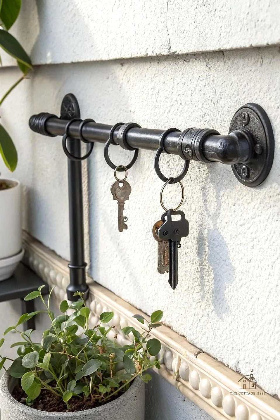 Industrial Pipe Hook Rack
