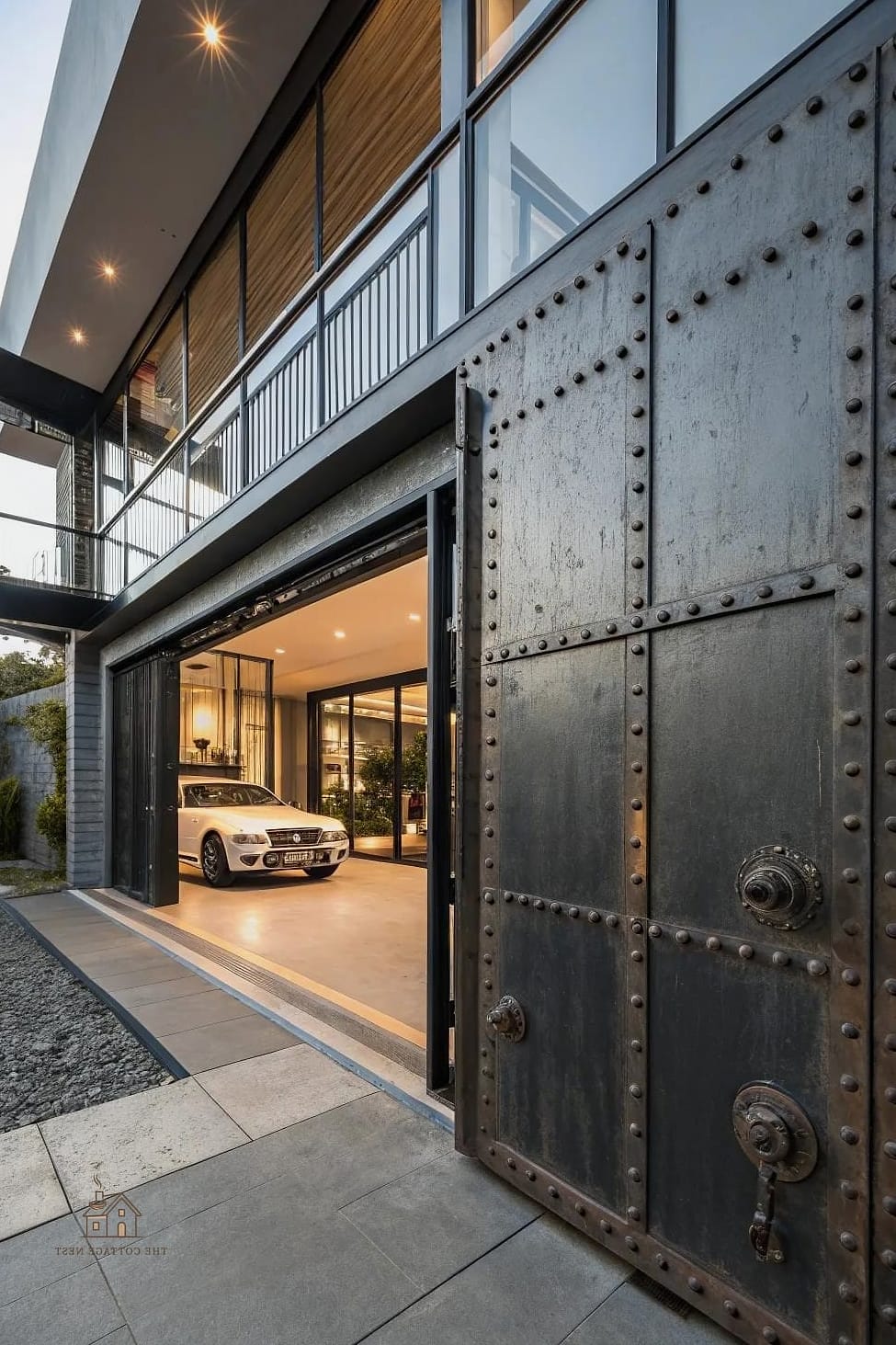Industrial Style Garage Door