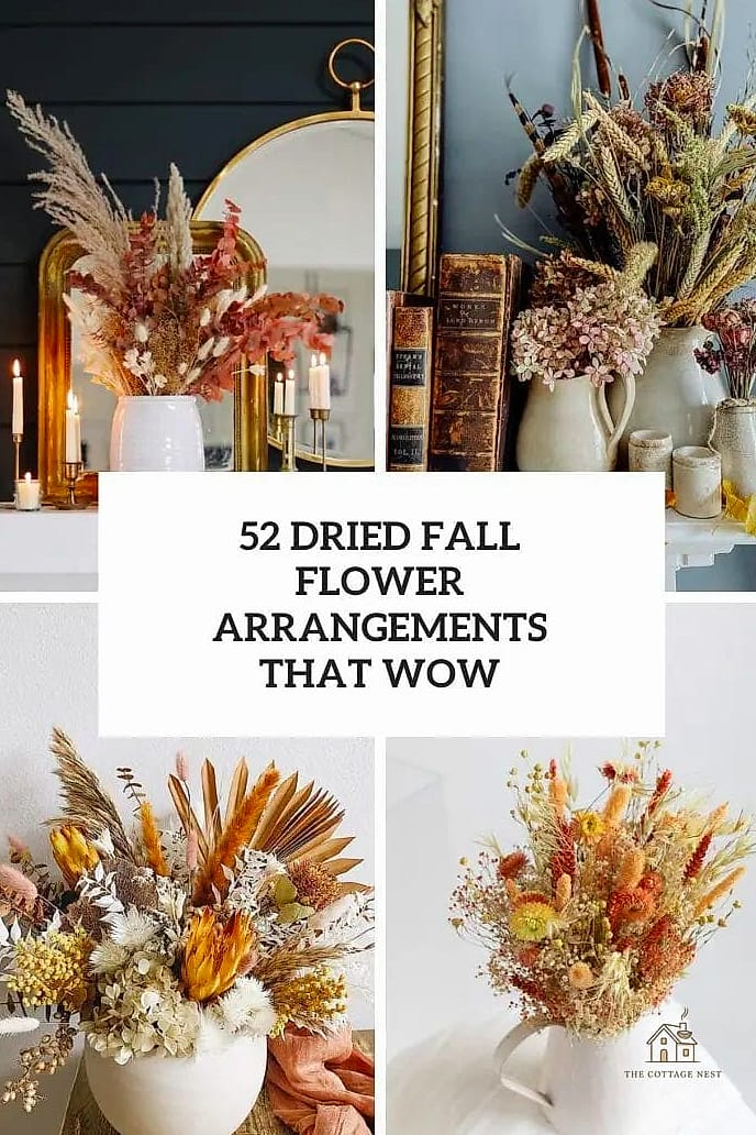 35 Creative Fall Living Room Decor That Will Inspire You 31 Introduce Dried Wheat or Grain Bundles