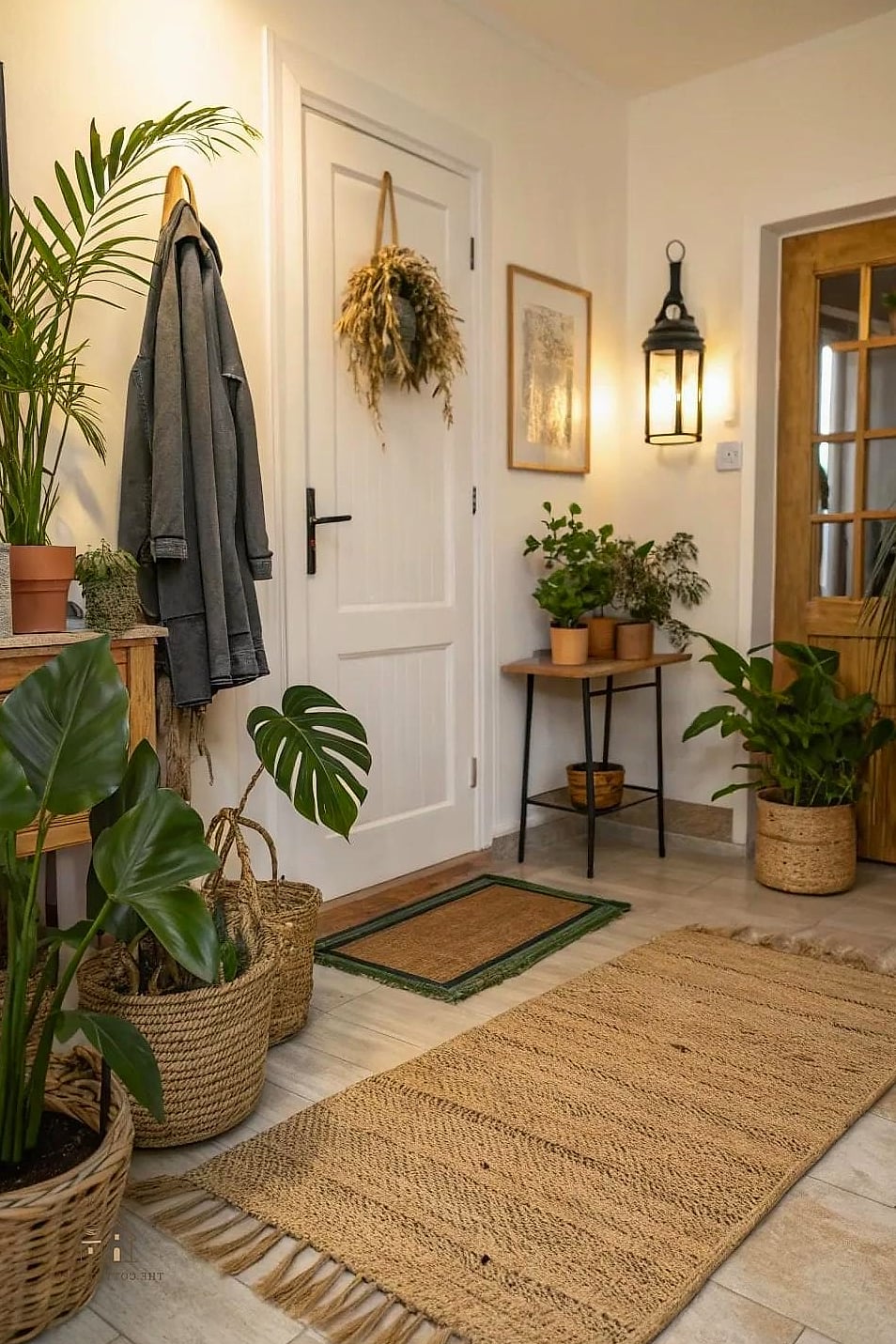 35 Brilliant Small Entryway Rug Ideas to Copy Right Now 5 Jute Rug With Natural Texture